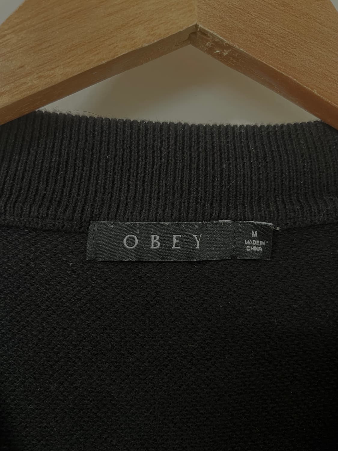 Obey 니트가디건 블랙 m 상품이미지2