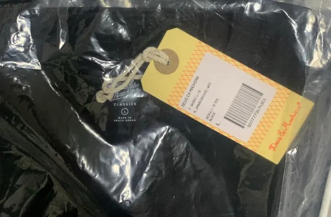 데우스 엑스 마키나 서울 롱슬리브 L 화이트 / 블랙 상품이미지4