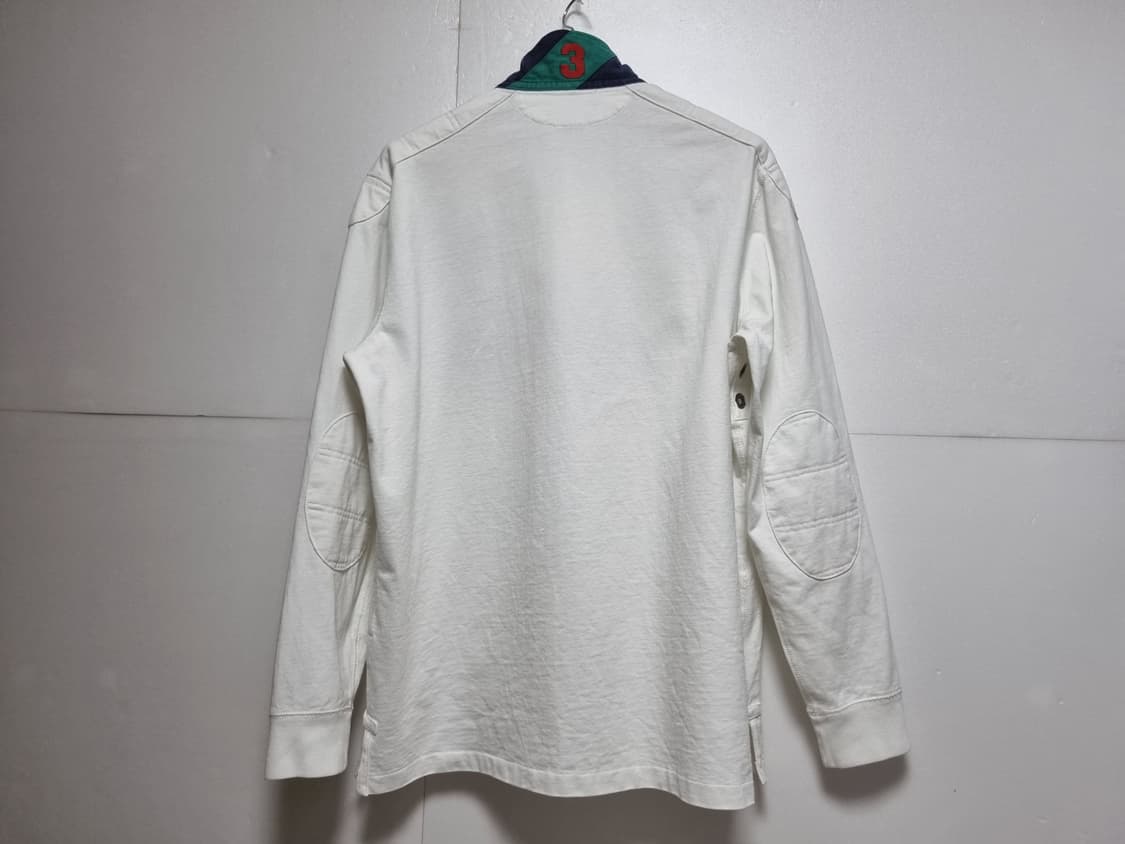 남성 레어 빈티지 폴로 vintage 화이트 흰색 빅포니 럭비셔츠 럭비티 상품이미지3