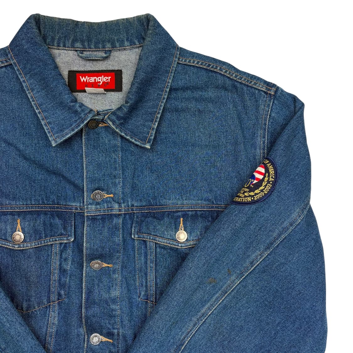 랭글러 빅 와펜 패치 데님 자켓 XL 상품이미지5
