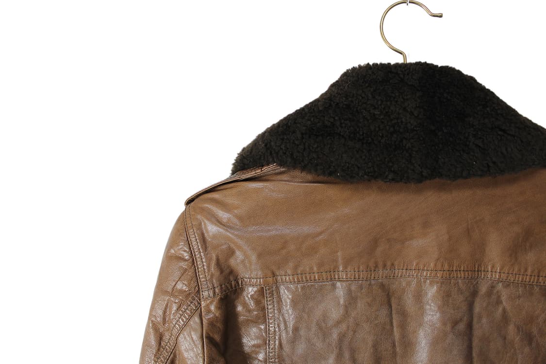 2000s Dolce & Gabbana 돌체앤가바나 고트스킨 레더자켓 상품이미지4