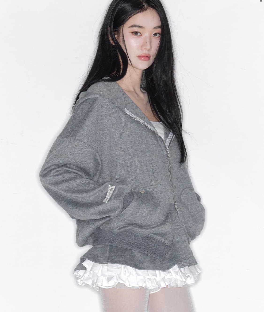 The tis 더티스 트윙클 엔젤 집업 후디 상품이미지1