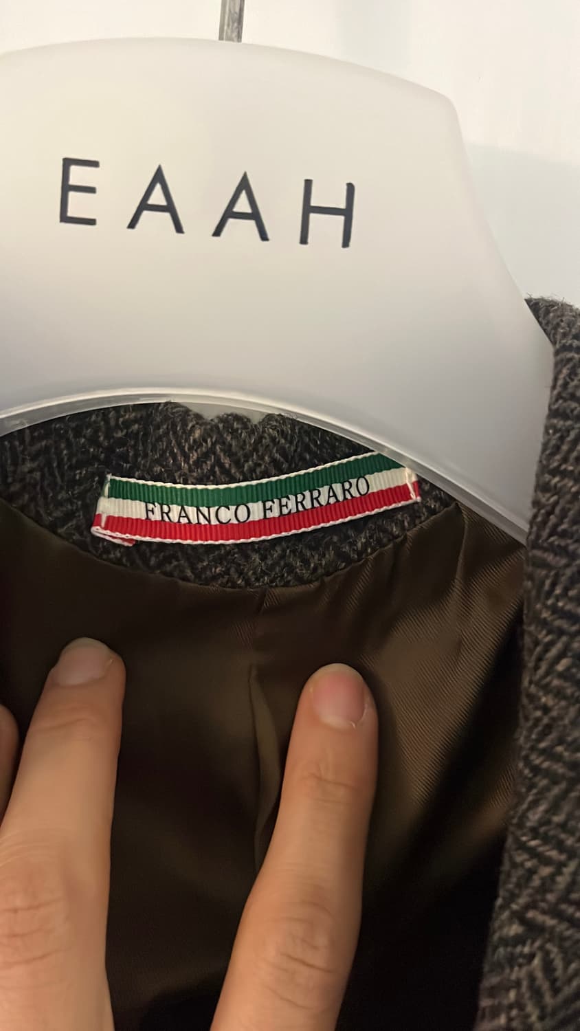 프랑코 페라로 해링본울 블레이저 55 66정품 상품이미지2