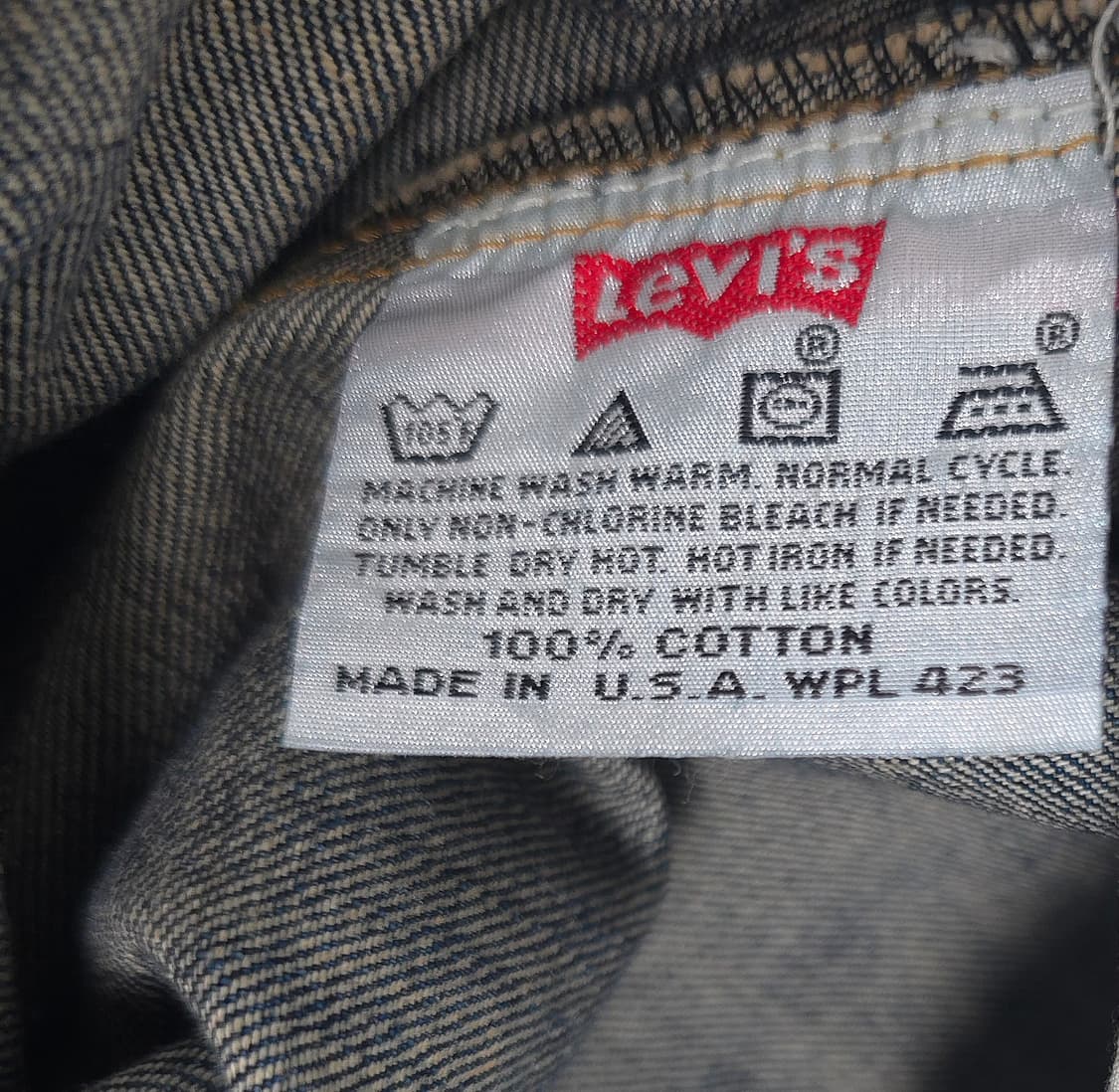 [희귀/미판] 96년산 리바이스 오리지널 501 미국 생산 USA 코카콜 상품이미지9