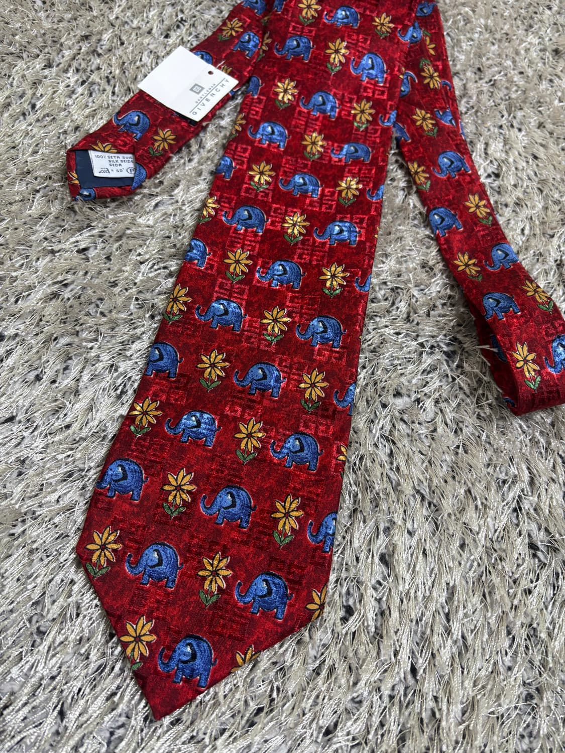 이태리제 지방시 실크 넥타이 상품이미지2