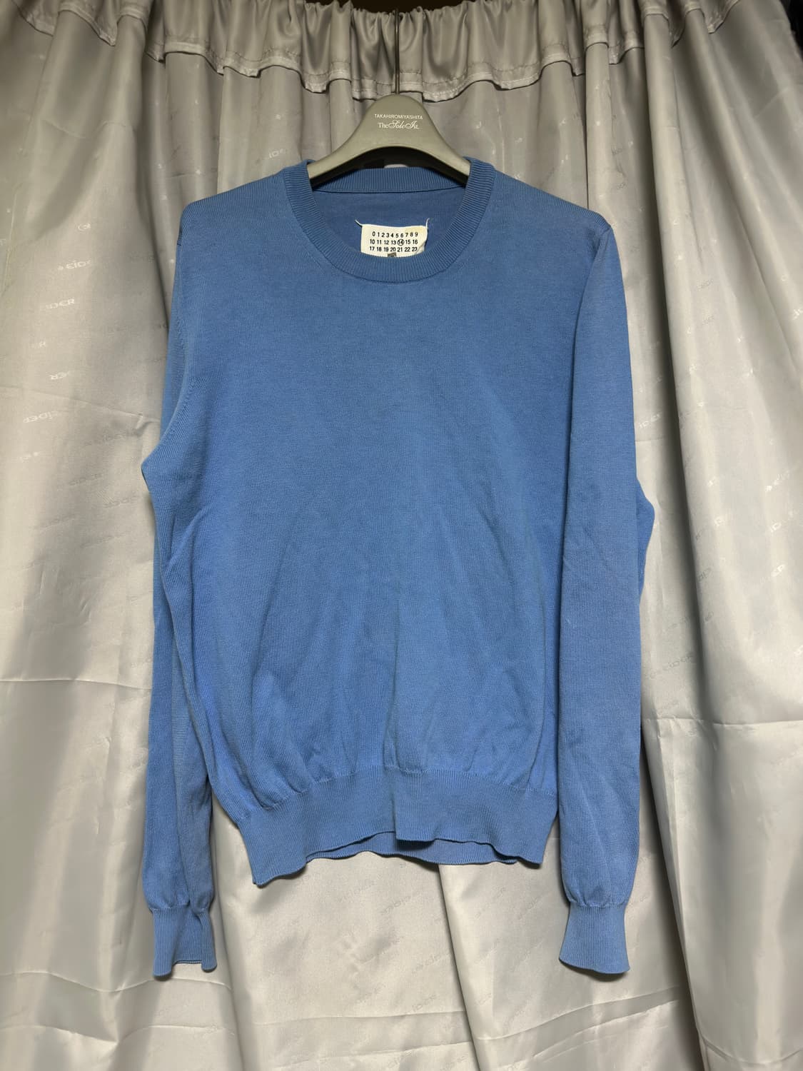 마르지엘라 가죽 엘보우 패치 니트 상품이미지1