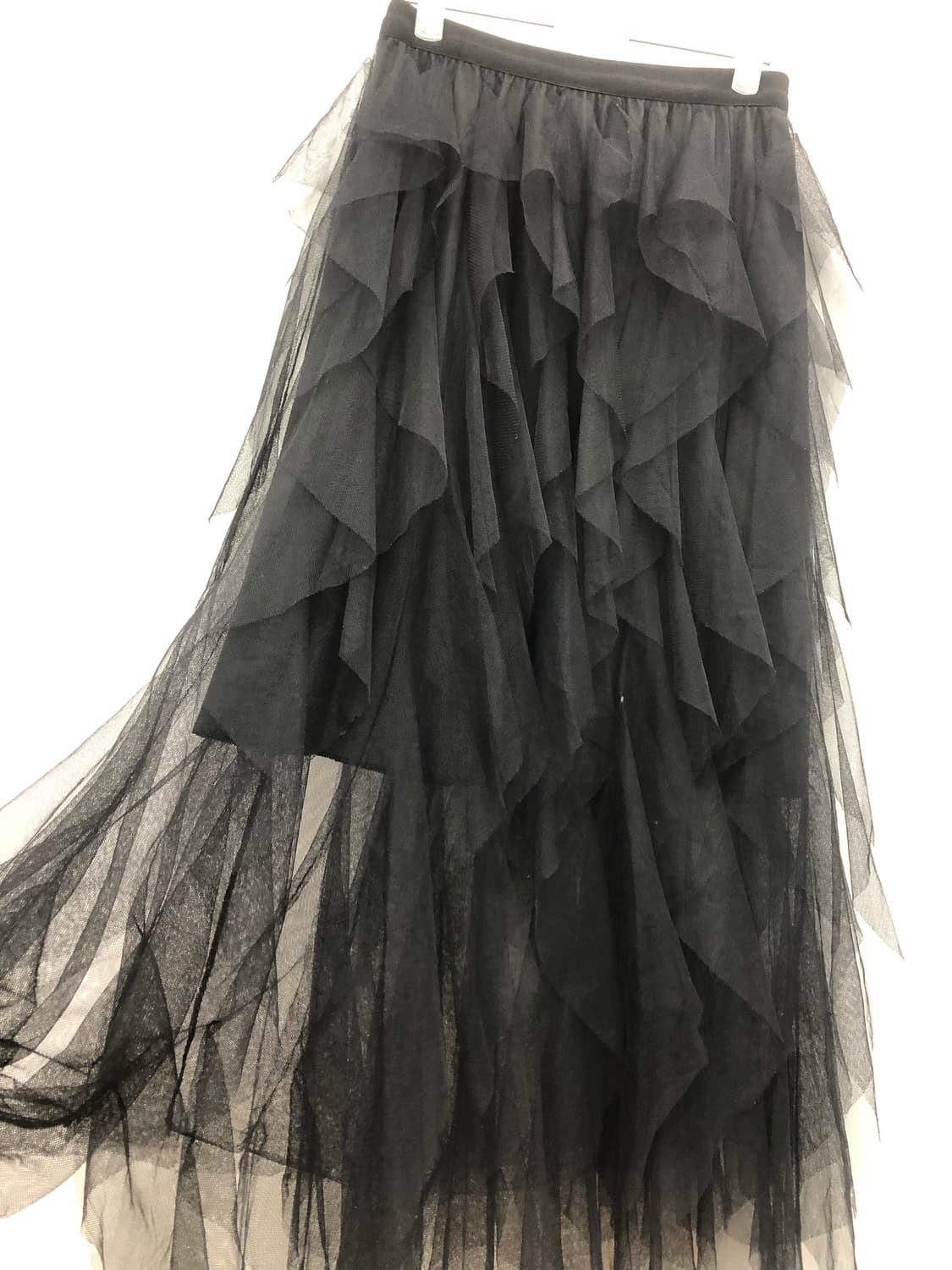 black gothic layered tulle skirt 상품이미지2