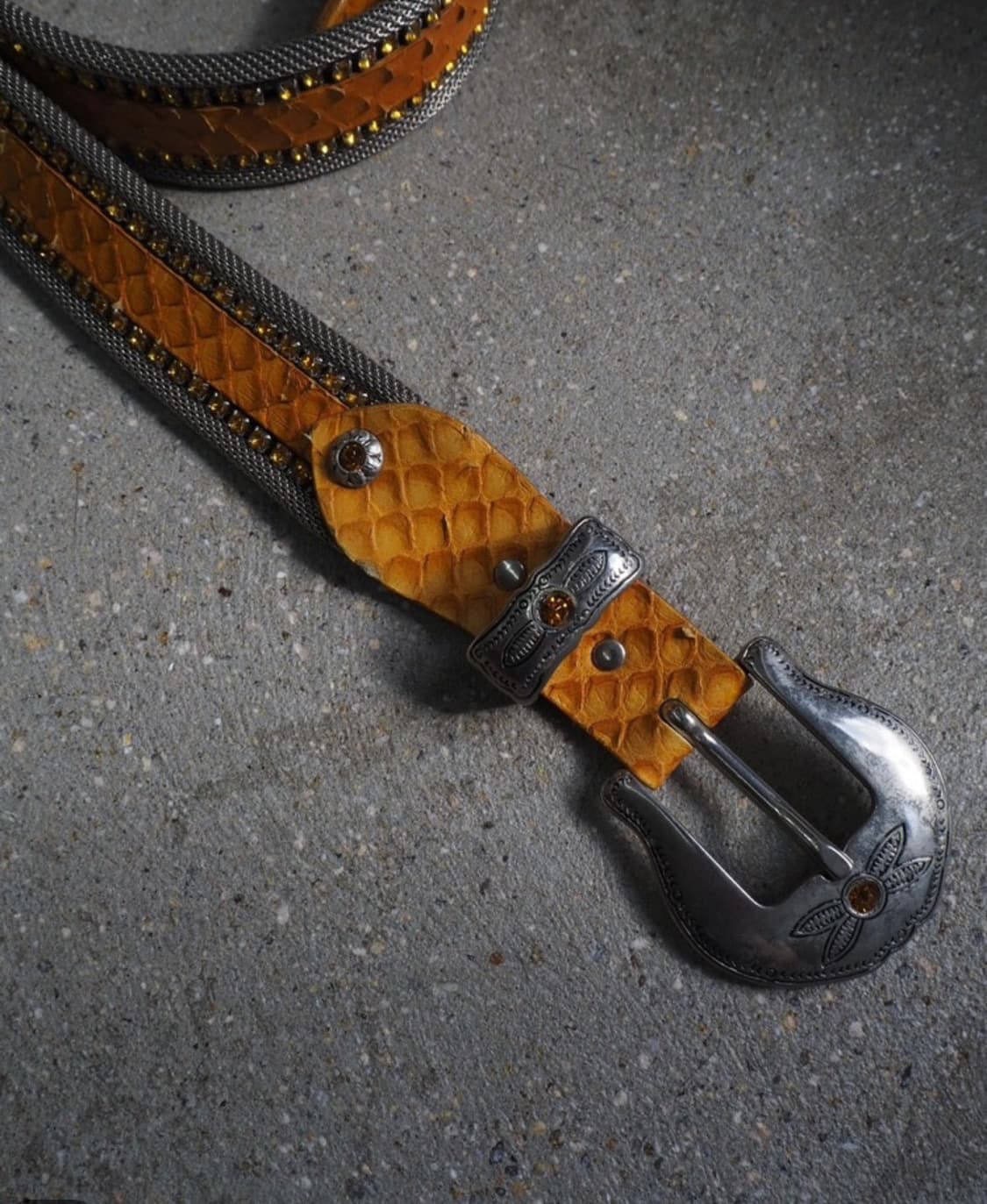 NANNI snake leather belt (made in ITALY) 상품이미지1