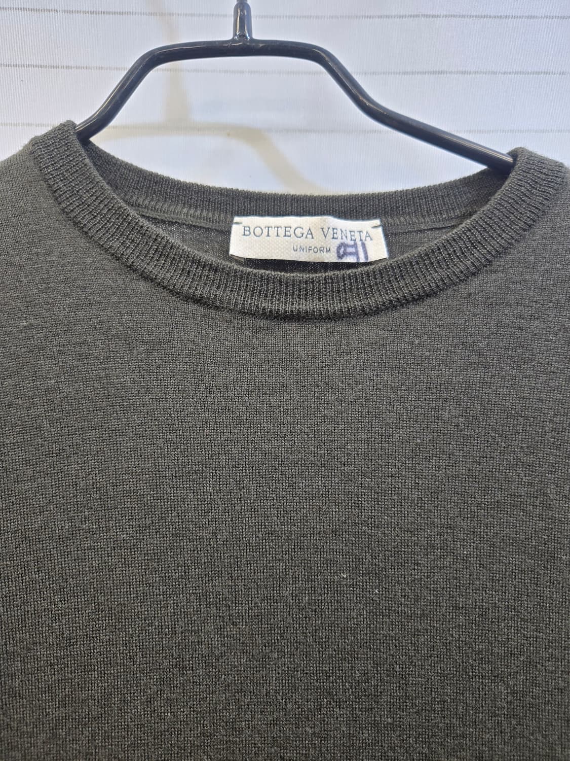 보테가베네타 니트 스웨터 카키색 상품이미지3