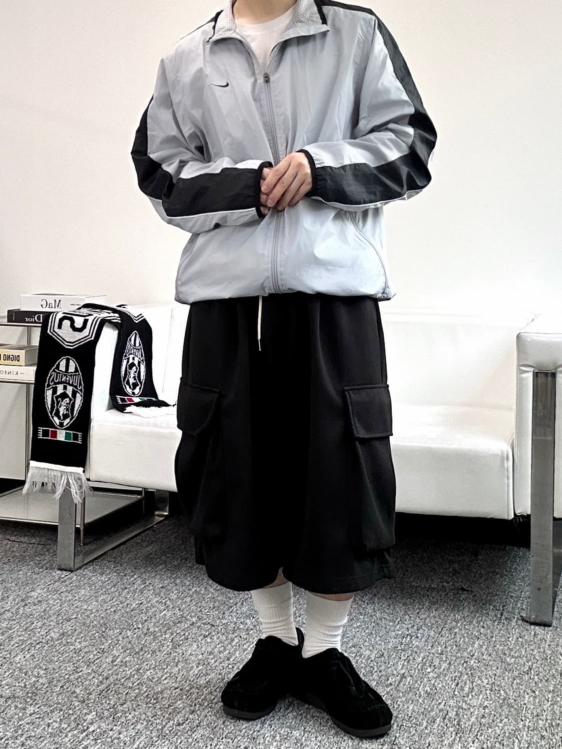 나이키 올드스쿨 스우시 바람막이 XXL 상품이미지3