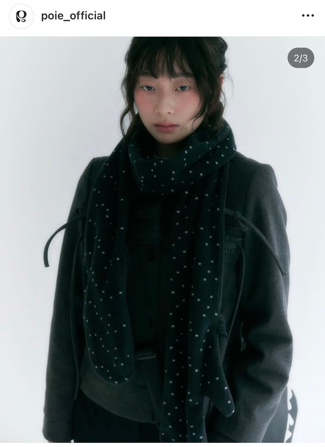 POIE 포이에 dot glove muffler 상품이미지1