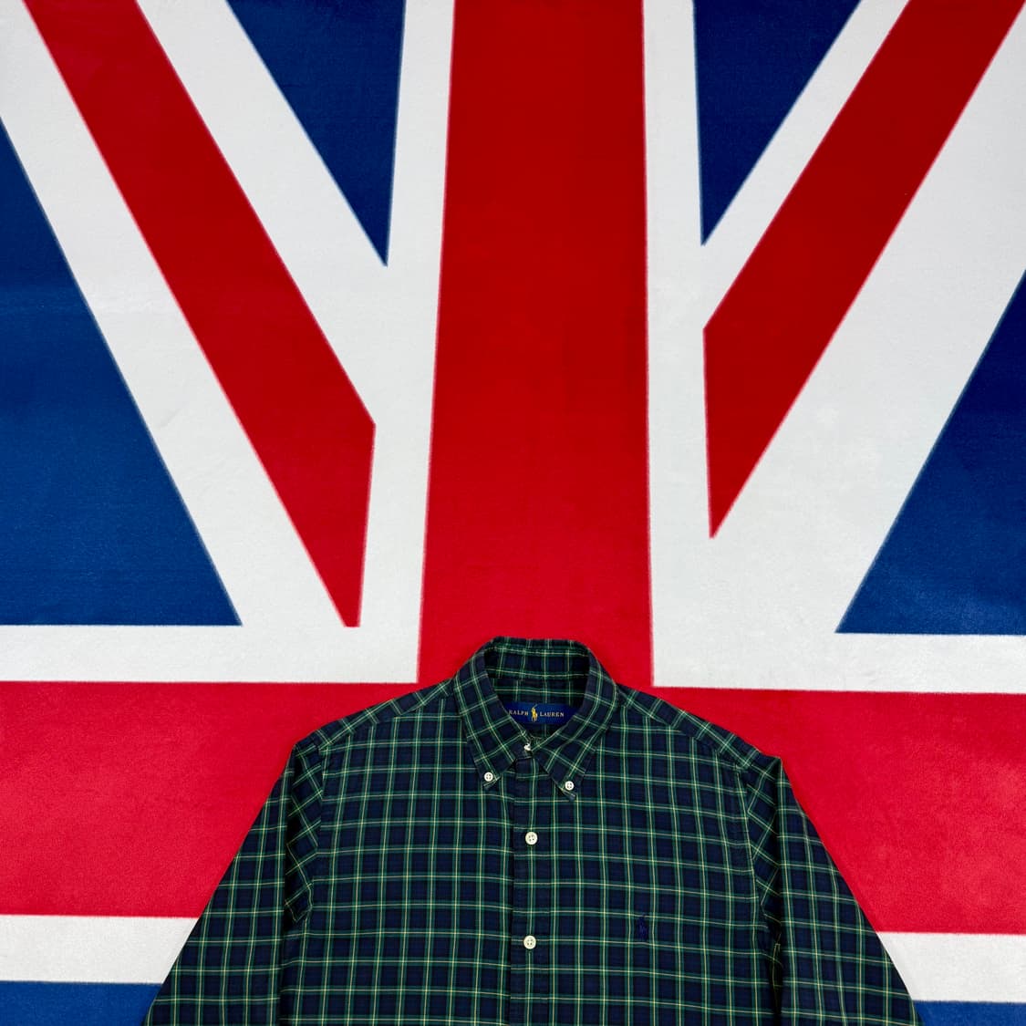 폴로 체크셔츠 S 실측 M  상품이미지2