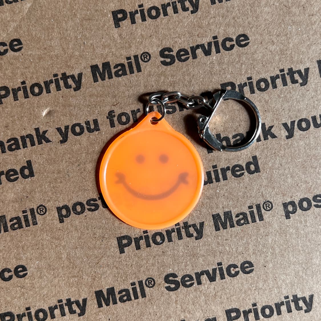90s vtg Smiley Face Keyring 상품이미지2