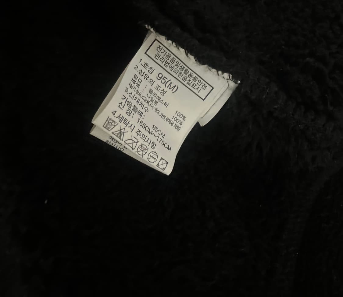 노스페이스 블랙 후드집업 M 95 상품이미지3