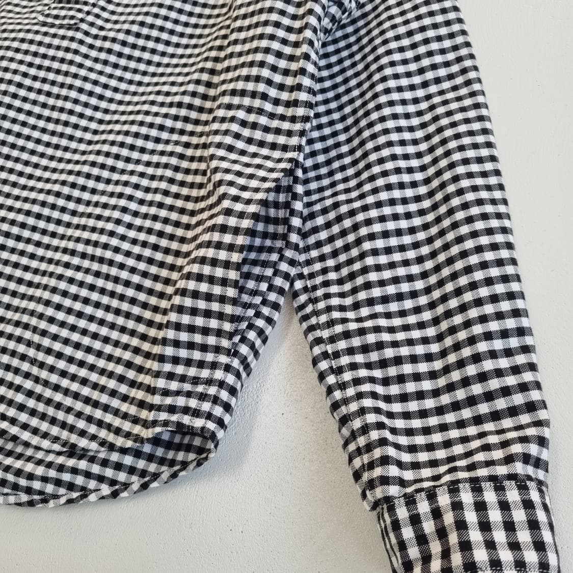 단톤 깅엄체크 풀오버 셔츠 - 34 상품이미지5