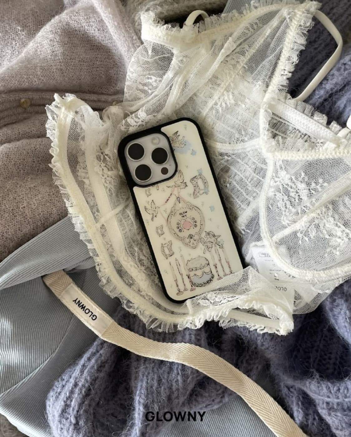 새상품) 글로니 아이폰 13 14 엔젤 폰케이스 상품이미지2
