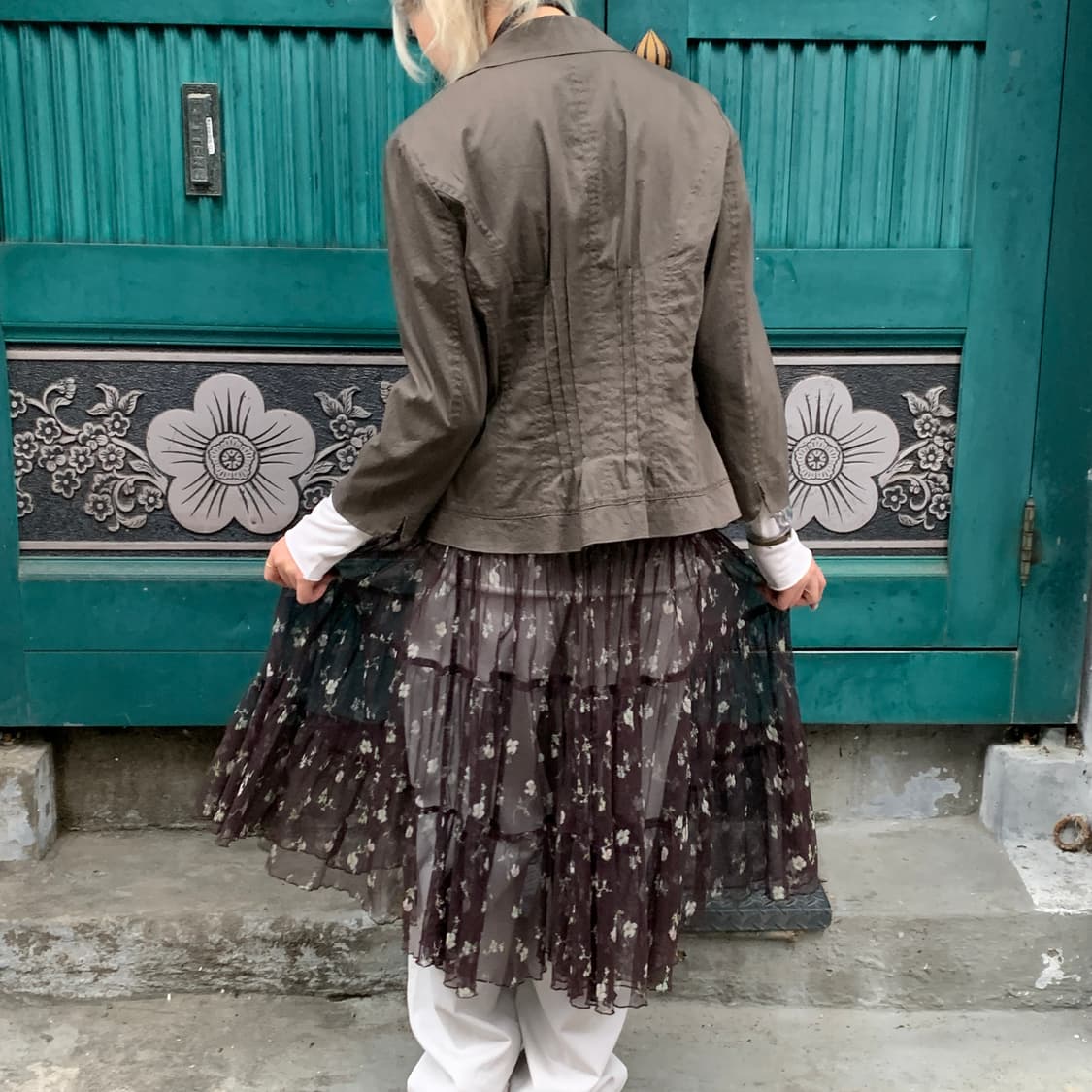 아네스베 시스루 스커트 상품이미지3