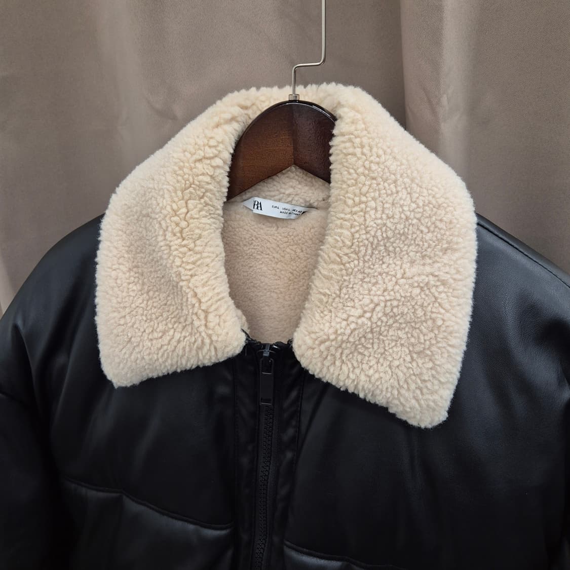 자라 퍼 카라 패딩 점퍼 상품이미지2