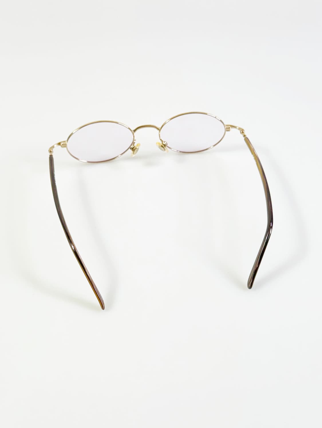R&B EYEWEAR 골드 슬림 오벌 메탈 빈티지 틴트 안경 상품이미지5