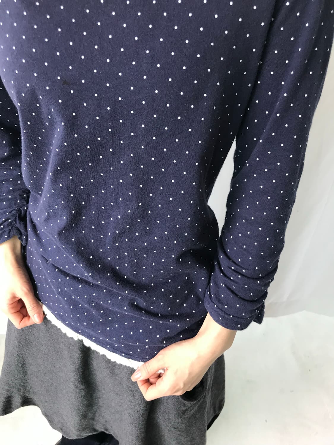 ⊹ Dot Lace Long Sleeve Top 상품이미지3