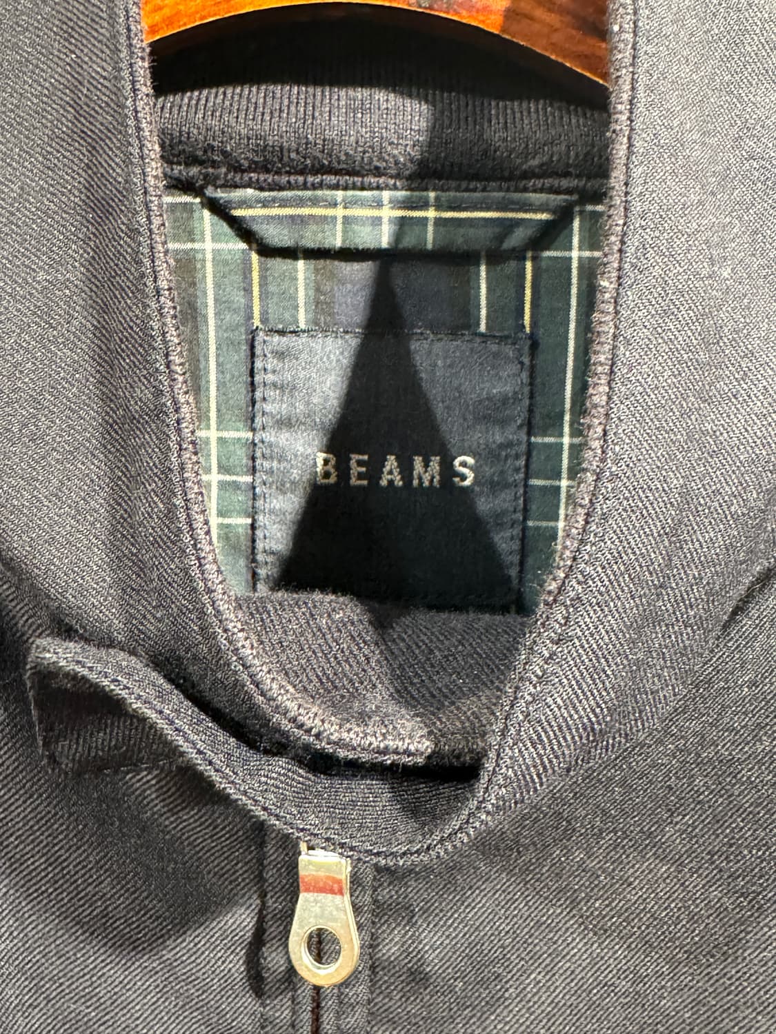 Beams navy bomber jacket 상품이미지5