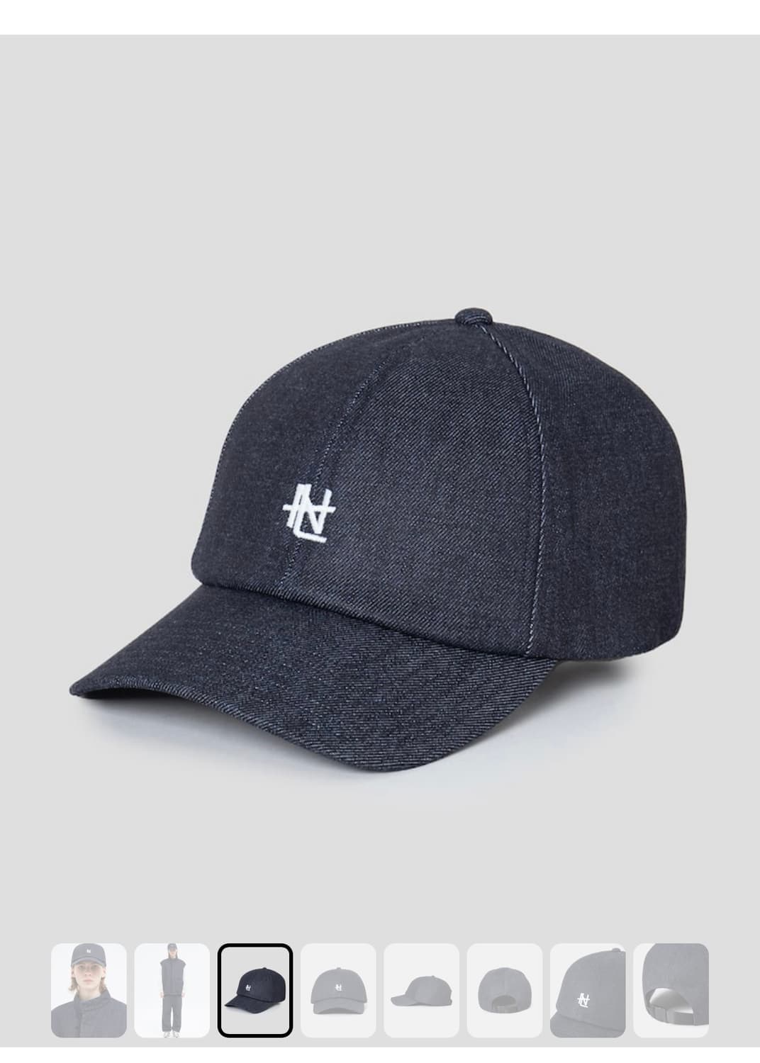 나나미카 [EXCLUSIVE] Cap - Navy 상품이미지3