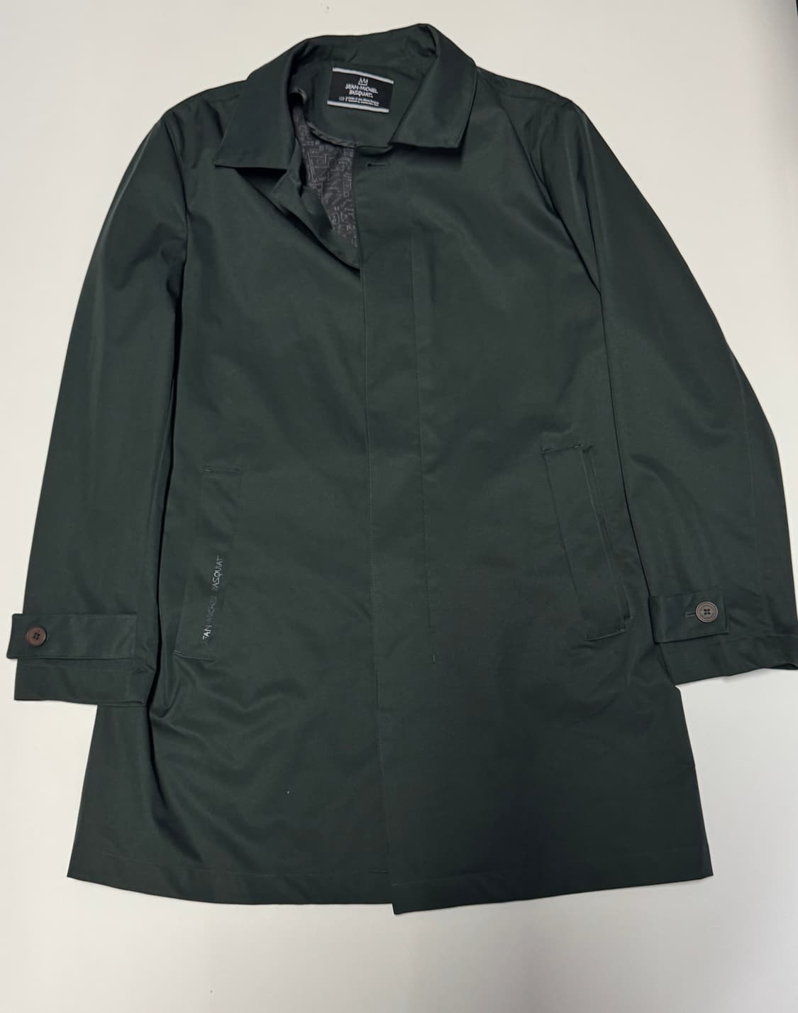 장미쉘바스키아 22년도 골프 필드 롱 바람막이 자켓 XL 카키 상품이미지1