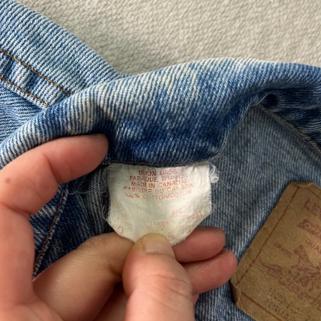 95 리바이스 90s 데님 트러커 자켓 상품이미지5