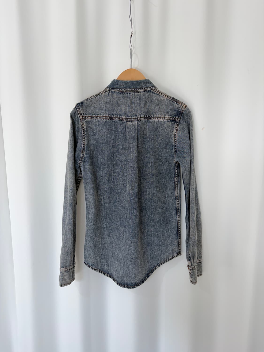 GENNARO denim western shirt  상품이미지4