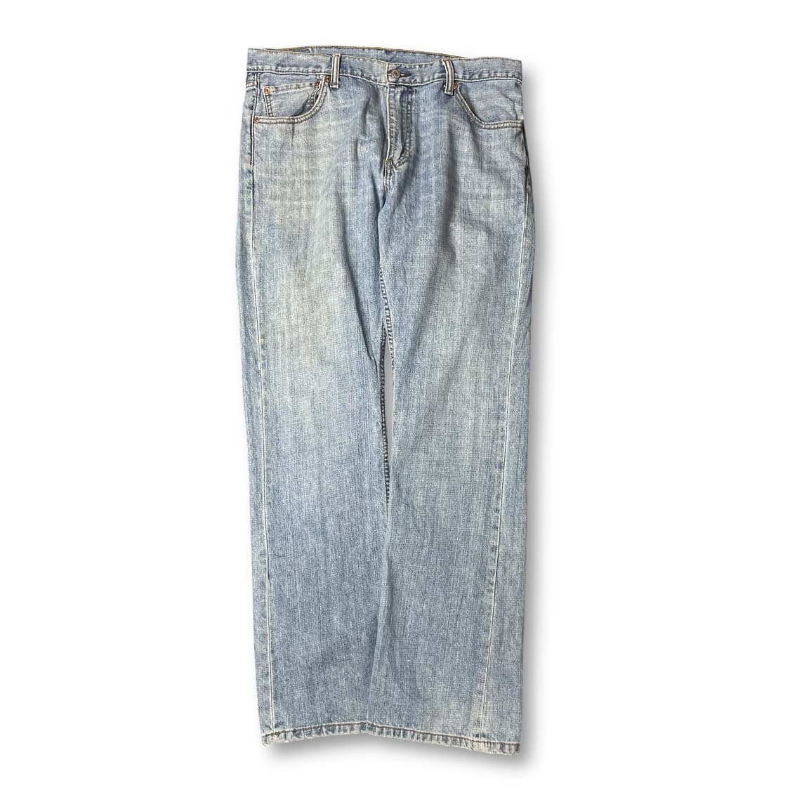 (36) 리바이스 527 연청 워싱 데님 팬츠 세미부츠컷 상품이미지1