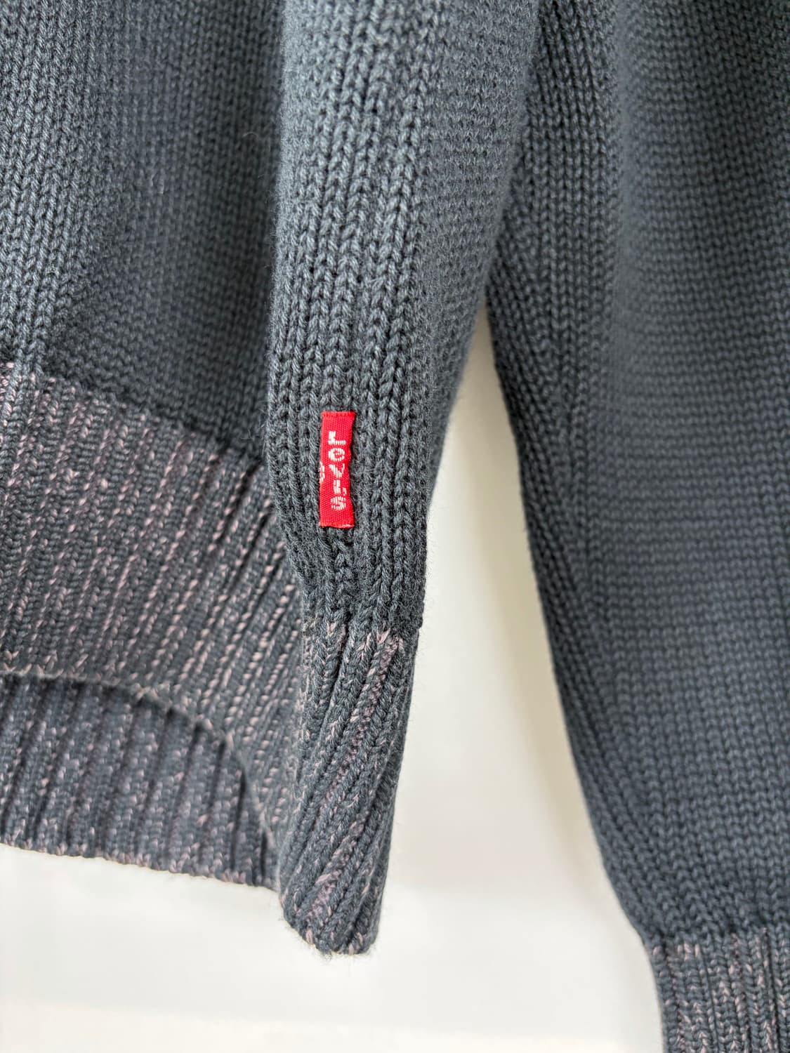 a8) 리바이스 빅로고 헤비니트집업 상품이미지4