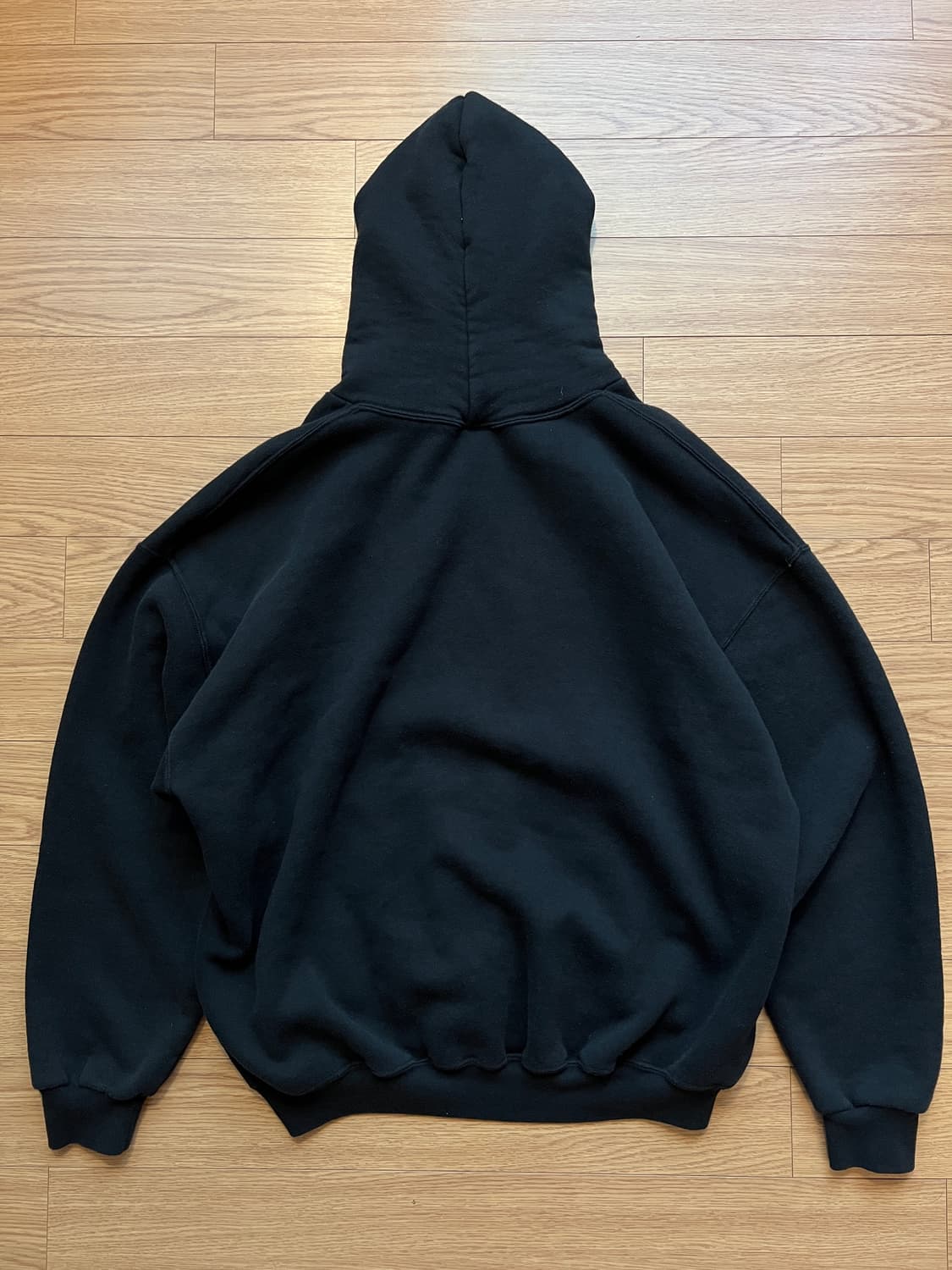 90s 러셀 빈티지 후드 블랙 XXL (우주매물) 상품이미지5