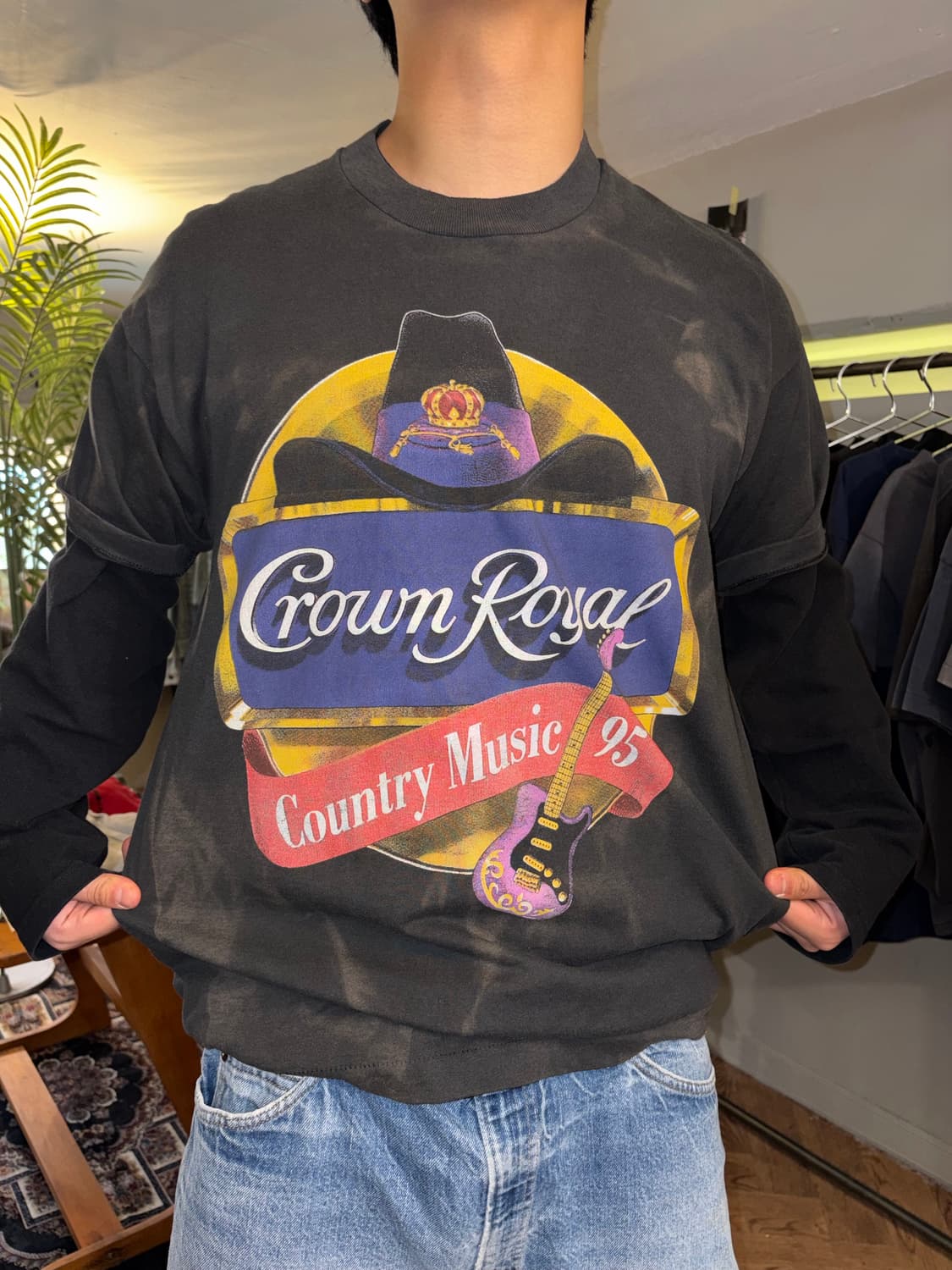 90‘s Crown Royal country music tour T/sh 상품이미지1