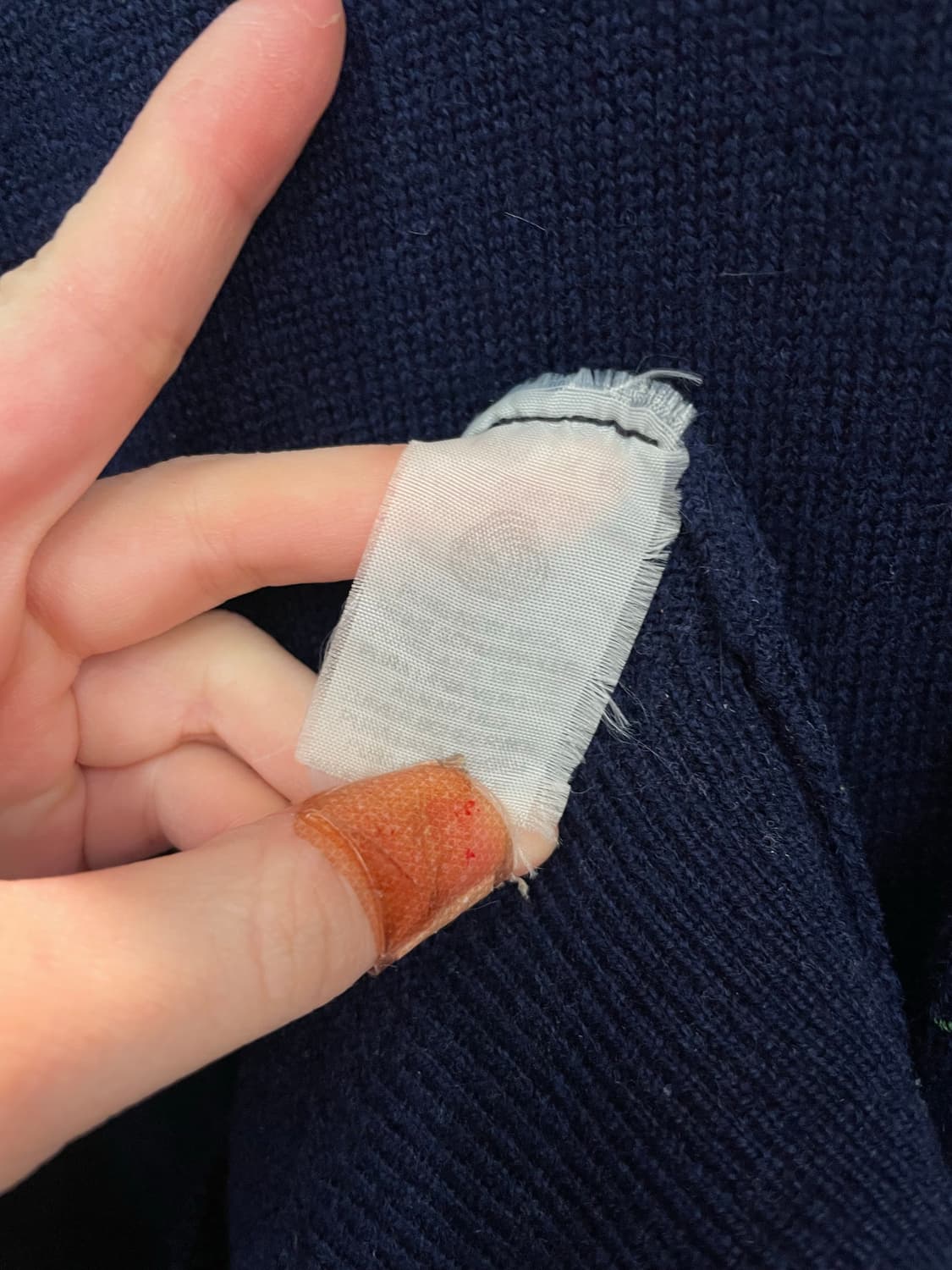 1990s Burberrys 버버리 스코틀랜드 골프맨 니트 상품이미지9