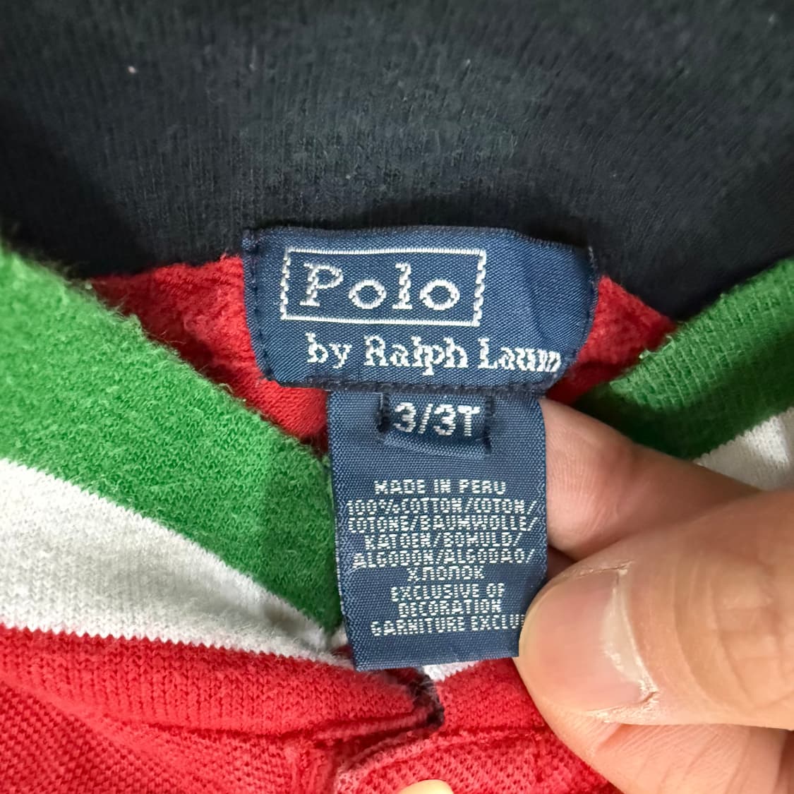 3/3T 폴로랄프로렌 키즈 빅포니 카라티 0209T 상품이미지3