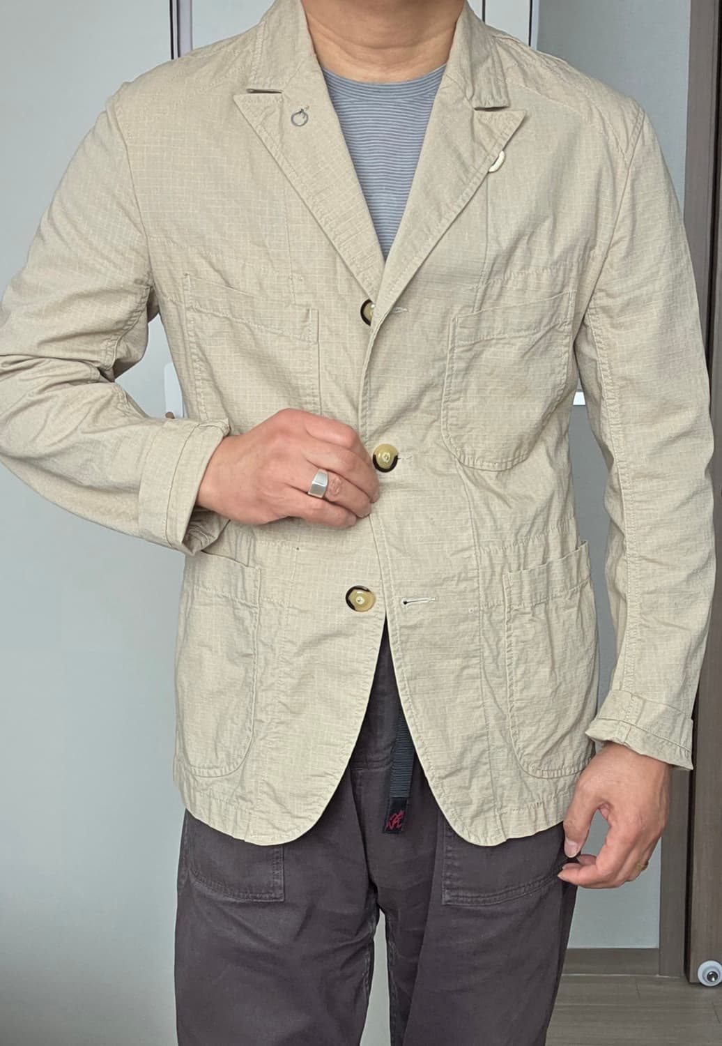 엔지니어드가먼츠  베드포드 자켓 베이지 M 상품이미지1