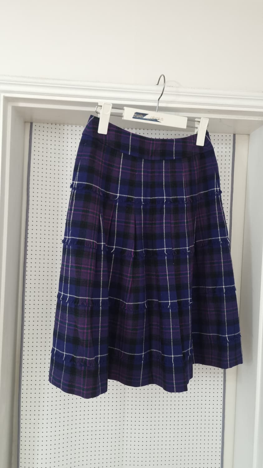 재팬 빈티지 체크 플리츠 스커트 ( Yorkland ) 상품이미지6