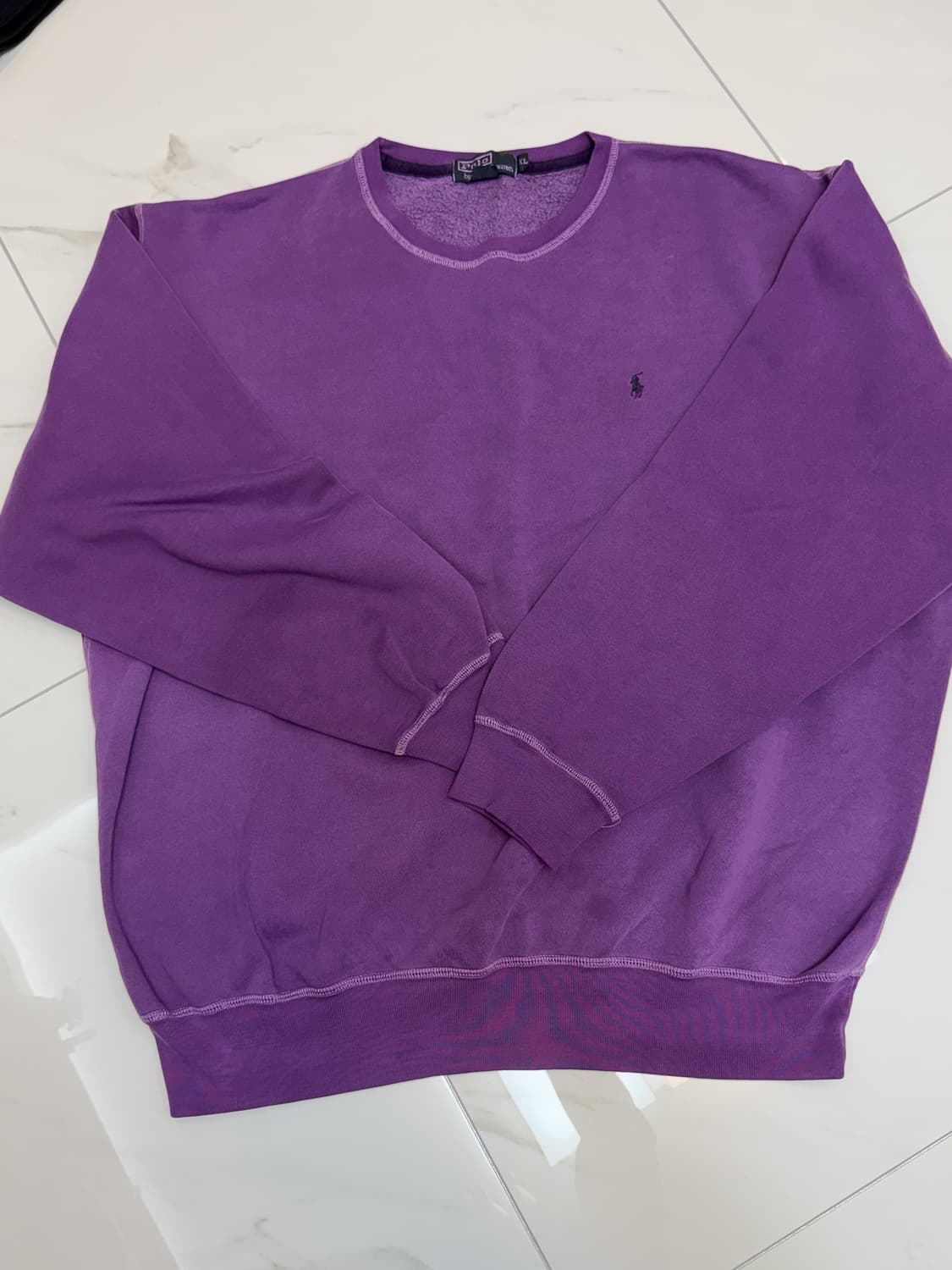 [XL] 폴로 스웻셔츠 퍼플 VTG 상품이미지1