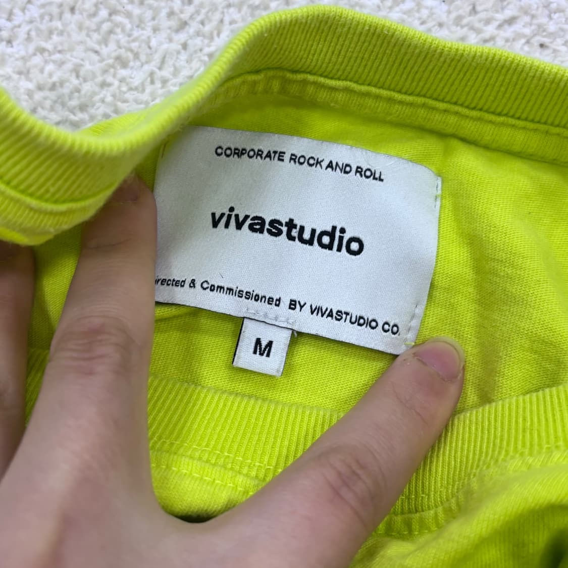 M 비바스튜디오 코퍼레이트 반팔 티셔츠 0325E 상품이미지3