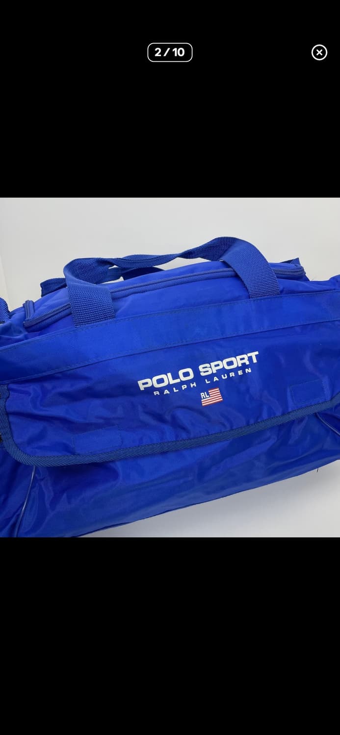 90년도 빈티지 폴로스포츠 더블백 상품이미지1