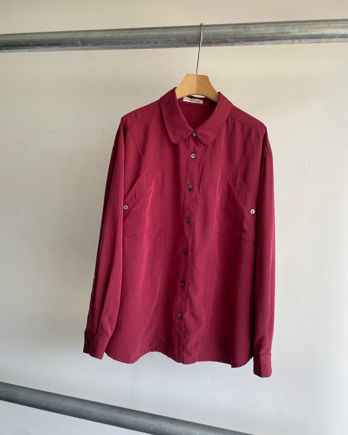 Wine blouse 상품이미지1