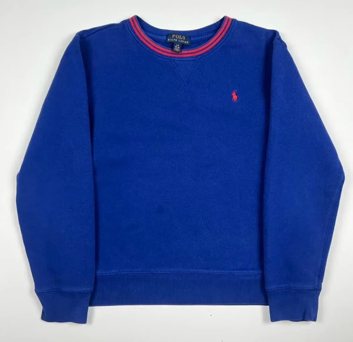 폴로 랄프로렌 코발트블루 맨투맨 빈티지 구제 여성 상품이미지2