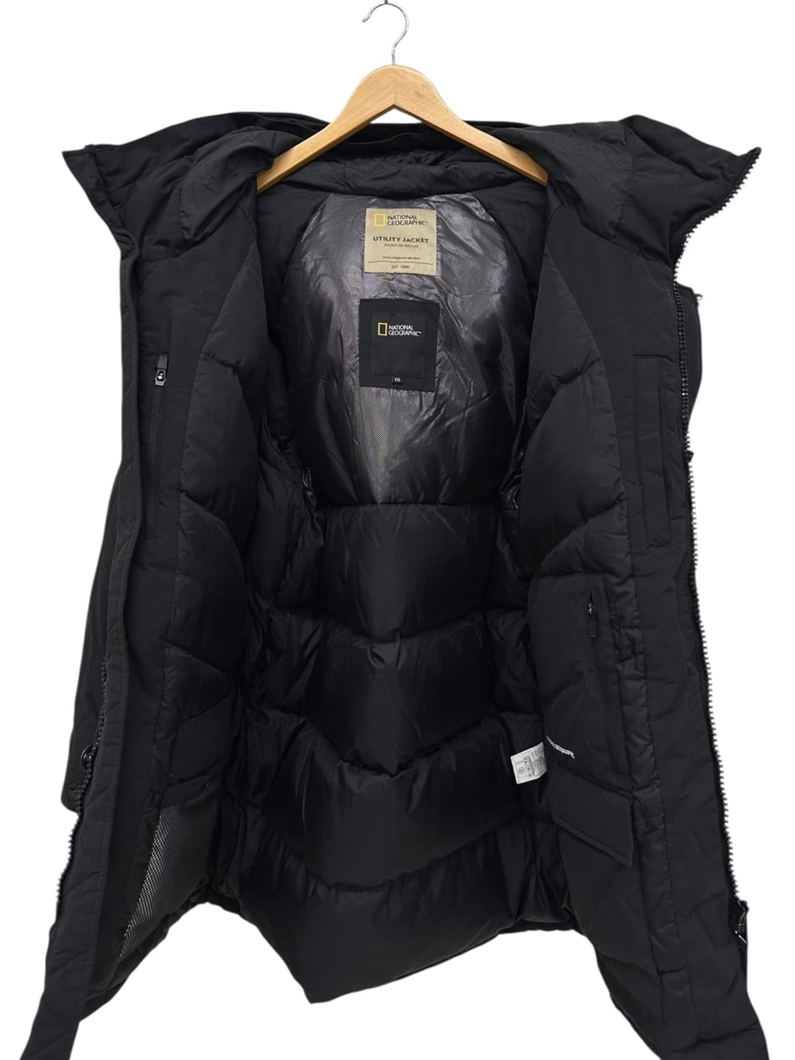 내셔널지오그래픽 구스다운 유틸리티 패딩 블랙 (2XL) 상품이미지8