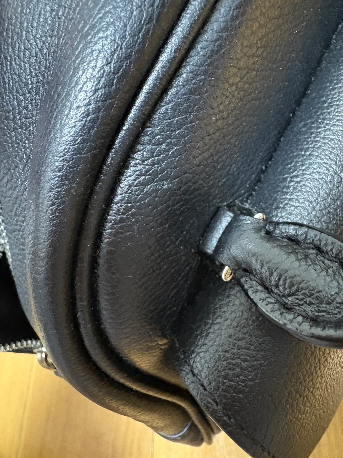 분크 하프문 포켓 토트 s BK 상품이미지6