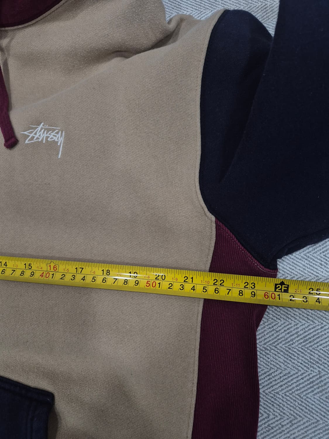 스투시 스탁로고 멀키컬러 후드티 남성 105사이즈 상품이미지8