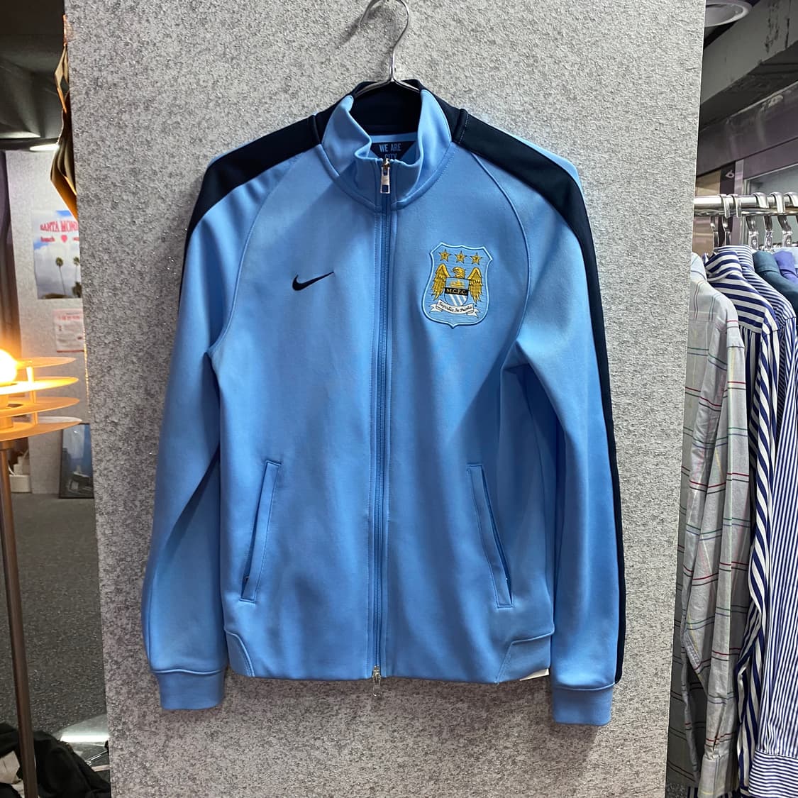 나이키 스우시 MCFC 블루 트랙탑 져지 B4735 상품이미지2