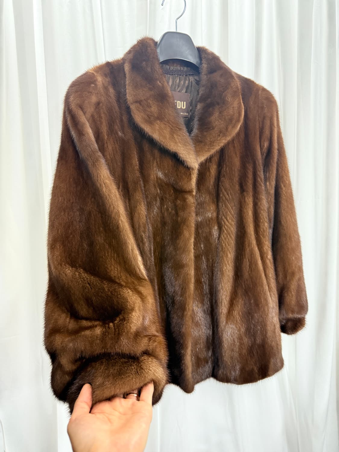 SAGA mink coat (brown) 상품이미지3
