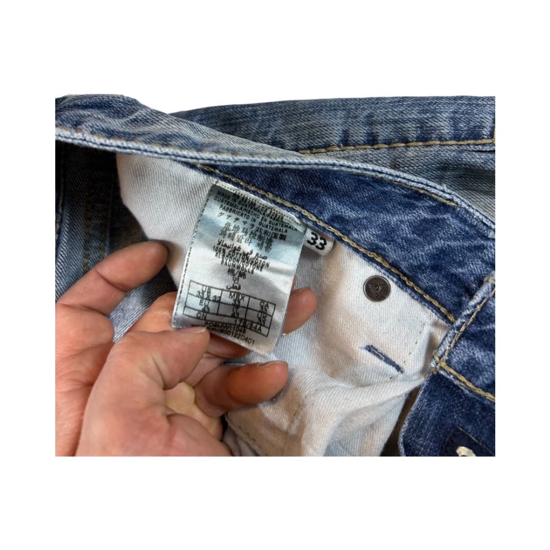 (L) 게스 디스트로이드 워싱 데님 팬츠 BD-021 상품이미지6