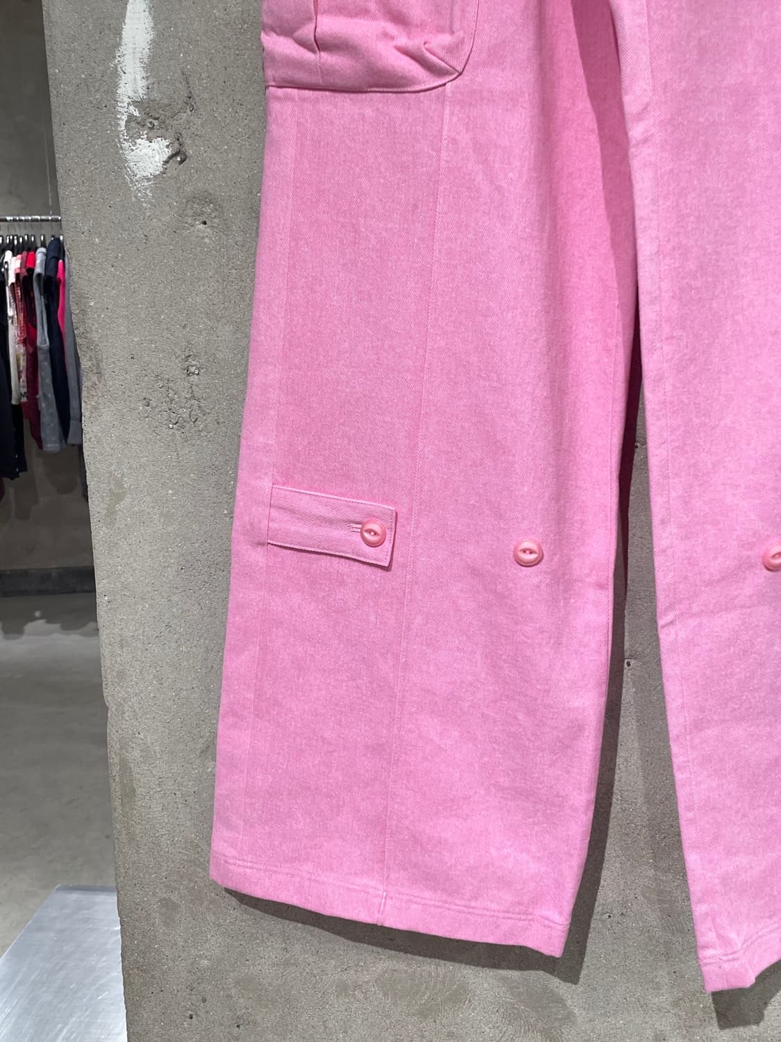 기준 핑크 와이드 카고 팬츠 상품이미지4