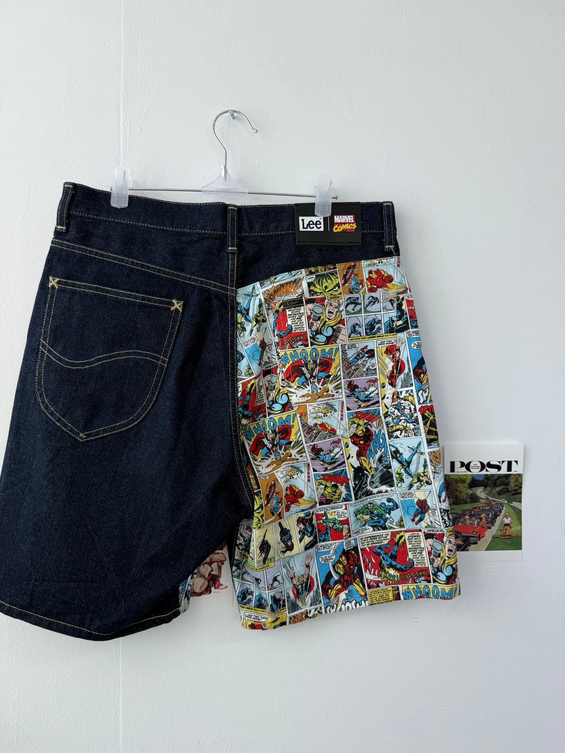 Lee x marvel denim short pants  상품이미지4